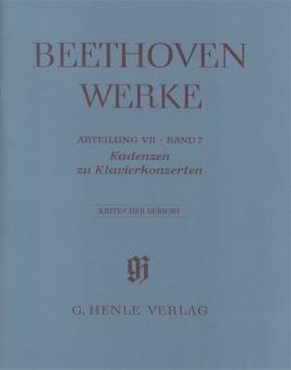 Cadenzas in the Piano Concertos 