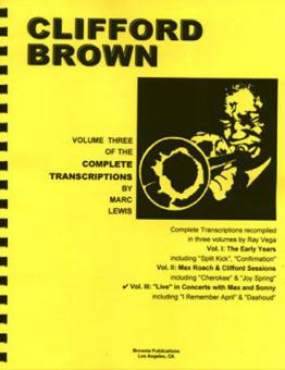 Clifford Brown Transcriptions Vol. 3 