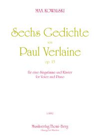 Sechs Gedichte von Paul Verlaine 