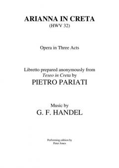 Arianna in Creta HWV 32 