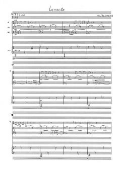 Lamento For Piano Quartet 