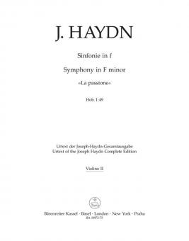 Symphony F minor Hob. I:49 