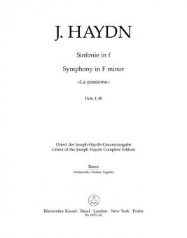 Symphony F minor Hob. I:49 