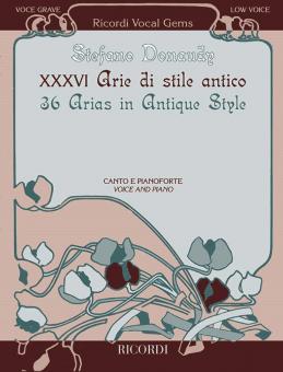 36 Arie di stile antico (voce grave) 