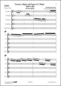 Toccata, Adagio and Fugue in C Major BWV 564 