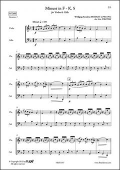 Minuet in F, K. 5 