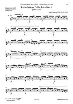 Prelude from Cello Suite No. 1 