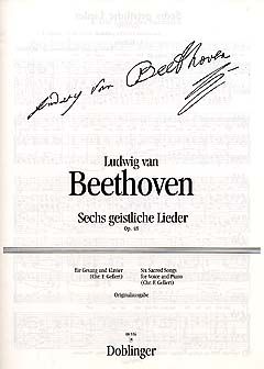6 geistliche Lieder, op.48 
