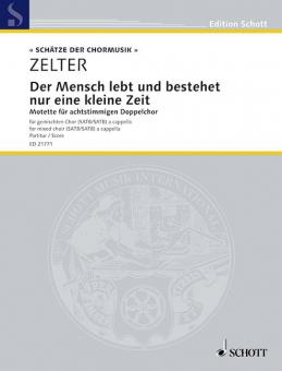 Der Mensch lebt und bestehet nur eine kleine Zeit Standard