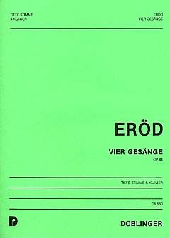 4 Gesänge op.44 für tiefe Stimme 