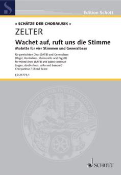 Wachet auf, ruft uns die Stimme Standard