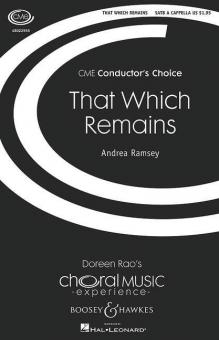 That Which Remains 