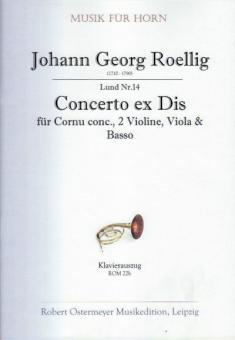 Concerto ex Dis für Cornu concertato, 2 Violinen, Viola & Basso Es-Dur (Erstdruck) 
