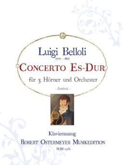 Konzert Es Dur für 3 Hörner und Orchester (1817) (Erstdruck) 