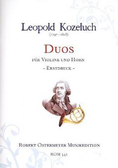 Duos für Violine und Horn (1800) (Erstdruck) 