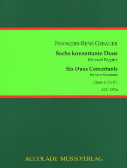 6 Duos concertants Heft 1 op. 3 