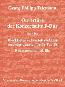 Ouverture della Suite da concerto in fa maggiore 