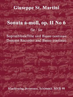 Sonata a minore op. 2 n. 6 
