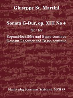 Sonata in sol maggiore op. 13 n. 4 
