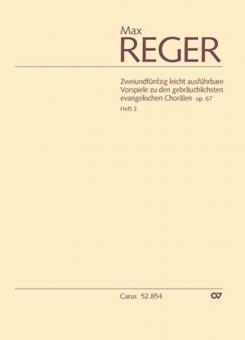 52 leicht ausführbare Vorspiele Heft 3 