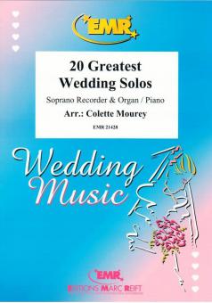 20 Greatest Wedding Solos Standard