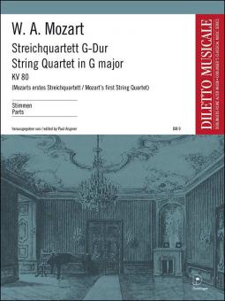 Streichquartett G-Dur KV 80 