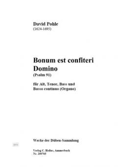 Bonum est confiteri Domino 
