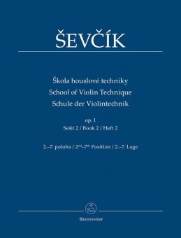 Schule der Violintechnik op. 1 Heft 2 Standard