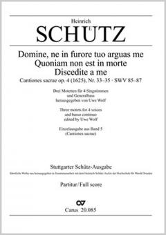 Domine, ne in furore tuo arguas me 