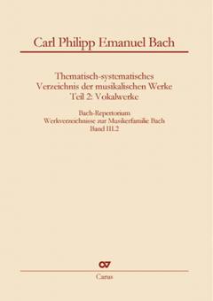 Carl Philipp Emanuel Bach: Vokalwerke 