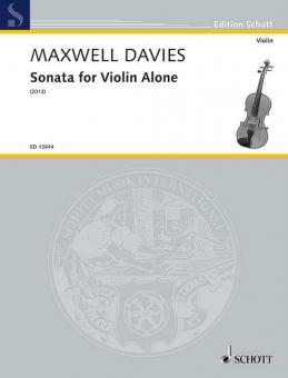 Sonata for Violin Alone op. 324 Standard