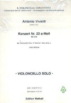 Konzert Nr. 22 a-Moll RV 419 