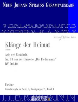 Die Fledermaus - Klänge der Heimat (Nr. 10) RV 503-10 
