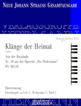 Die Fledermaus - Klänge der Heimat (Nr. 10) RV 503-10 