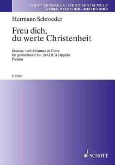 Freu dich, du werte Christenheit Standard
