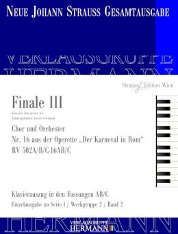 Karneval, dich preisen wir RV 502A/B/C-16-1 