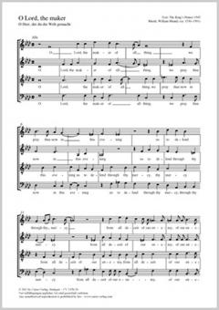 O Lord, the maker (O Herr, der du die Welt gemacht) Standard