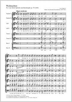 Weihnachten MWV 79 Standard