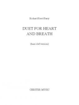 Duet For Heart And Breath (Bass Clef Version) 