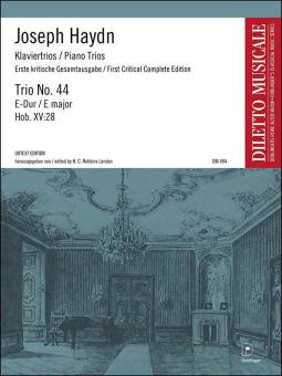 Piano Trio No. 44 E major Hob. XV:28 