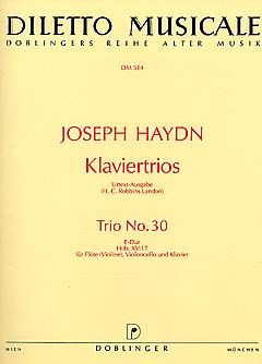 Piano Trio No. 30 F major Hob. XV:17 