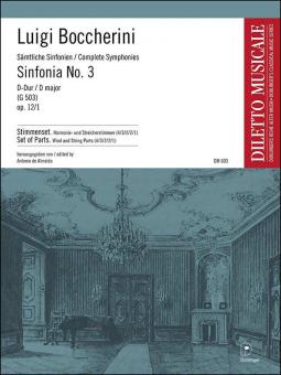 Sinfonia Nr. 3 D-Dur G 503, op. 12/1 