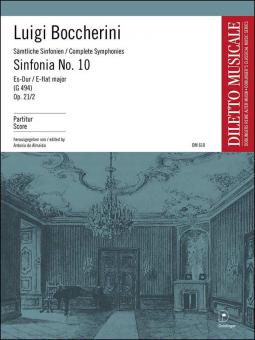 Sinfonia Nr. 10 Es-Dur G 494 op. 21/2 