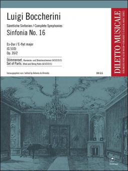 Sinfonia Nr. 16 Es-Dur G 510 op. 35/2 