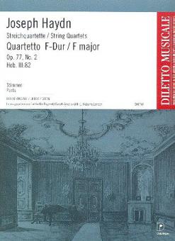 String quartet F major Hob. III:82 op. 77/2 