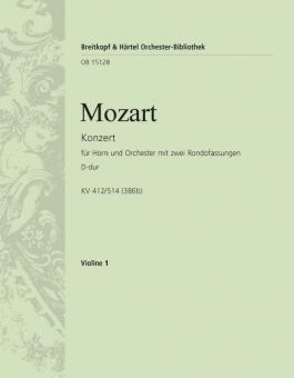 Konzert Nr. 1 D-dur KV 412/514 (386b) 