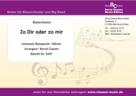 Zo dir oder zo mir 