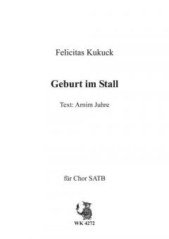 Geburt im Stall 