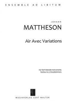 Air Avec Variations Standard