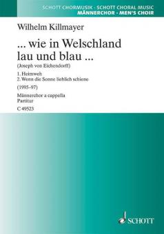 ... wie in Welschland lau und blau ... Standard